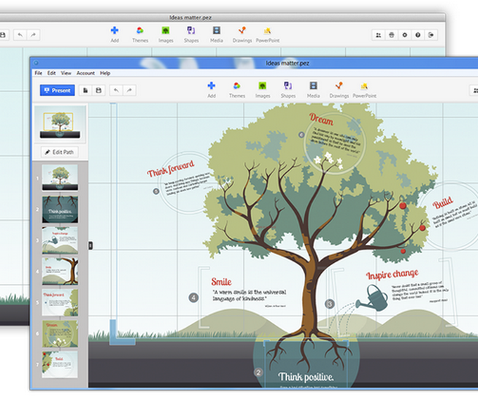 Prezi Desktop Screenshot